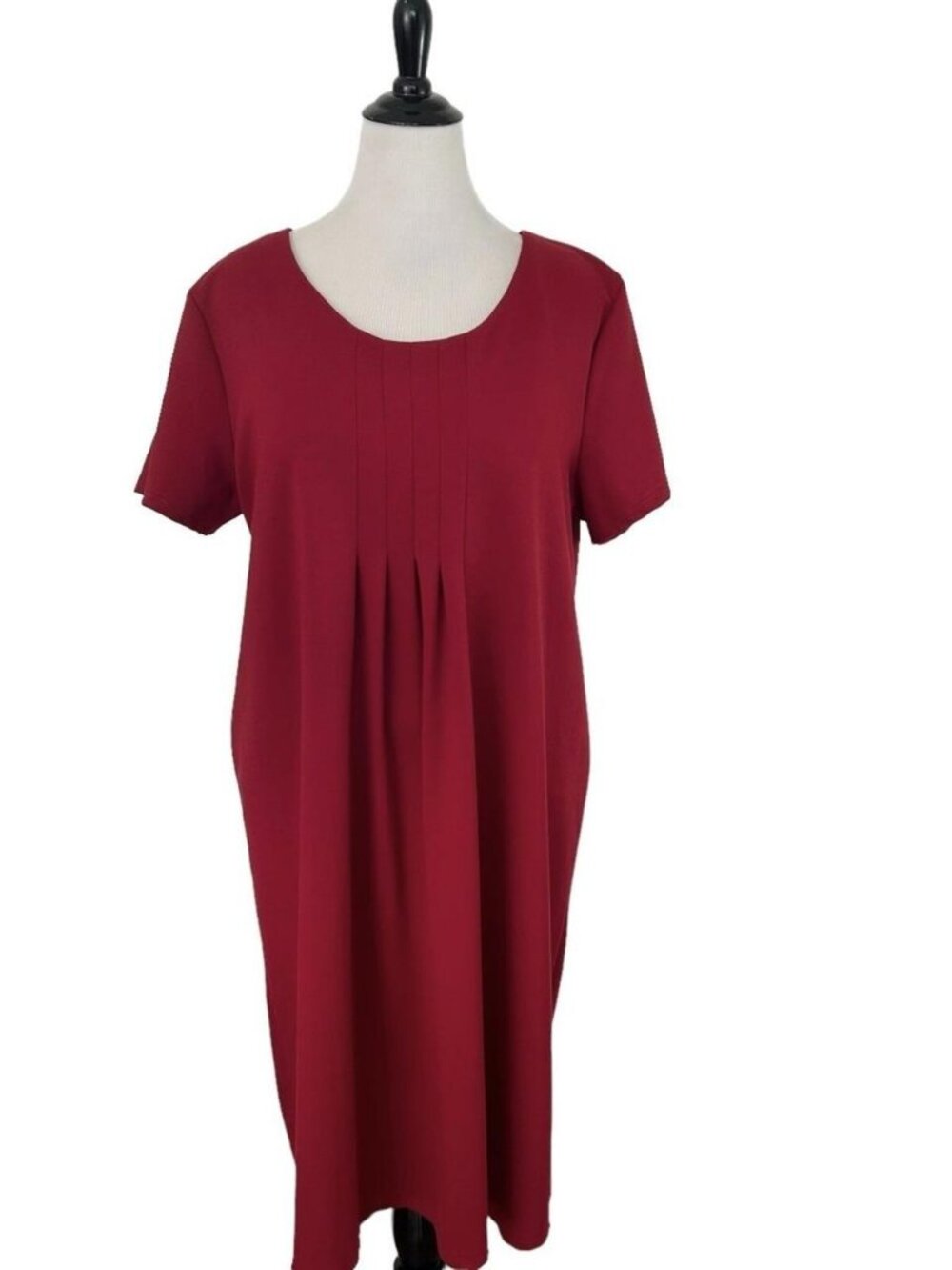 LEONARD Red Knit Shift